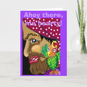 Ahoy there,me hearty! Pirate party invitation