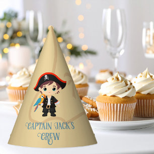 Ahoy There! Pirate Boy Birthday Party Hat