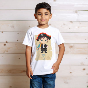Ahoy There! Pirate Boy Birthday Party T-Shirt