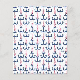 Ahoy Vintage Anchor pattern.
