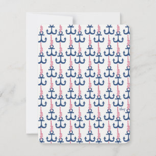 Ahoy Vintage Anchor pattern.