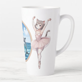Ahri & Dolphin Large Latte Mug