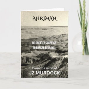 Ahriman - Science Fiction Screenplay Thank You Card