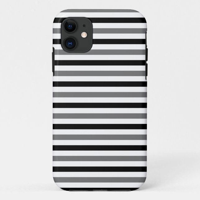 Ahs Black and white stripes design  Case-Mate iPhone Case (Back)