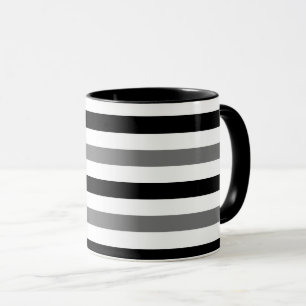Ahs Black and white stripes design Mug