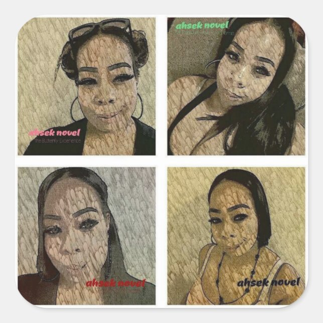 Ahsek Novel Book Series Stickers (Front)