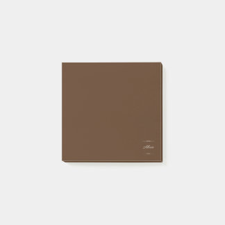 Ahua Original Logo Brown Post-it Notes