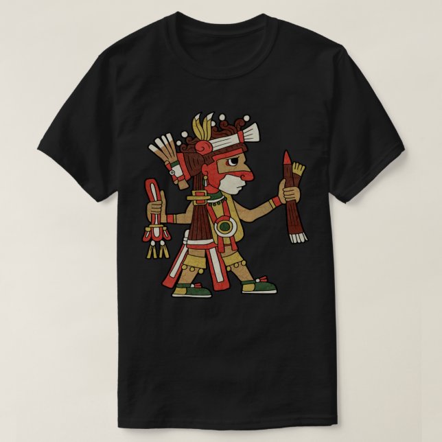 Ahuiateteo Aztec God Mayan Inca Toltec Gift2 T-Shirt (Design Front)