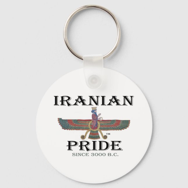 Ahura Mazda - Iranian Pride Key Ring (Front)