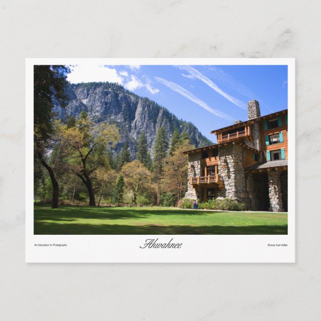 Ahwahnee Postcard (Front)
