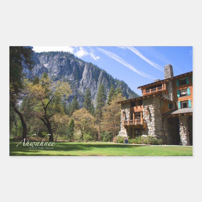 Ahwahnee Rectangular Sticker (Front)