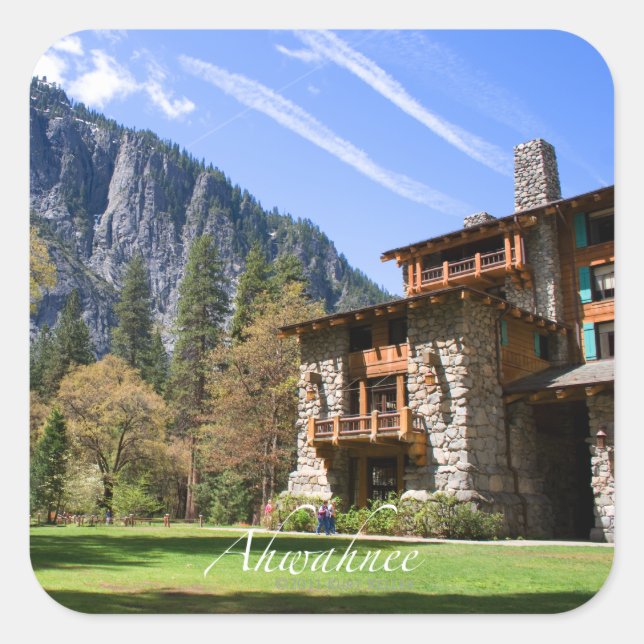 Ahwahnee Square Sticker (Front)