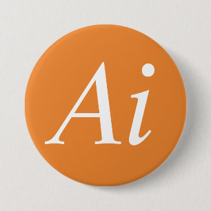Ai 7.5 cm round badge