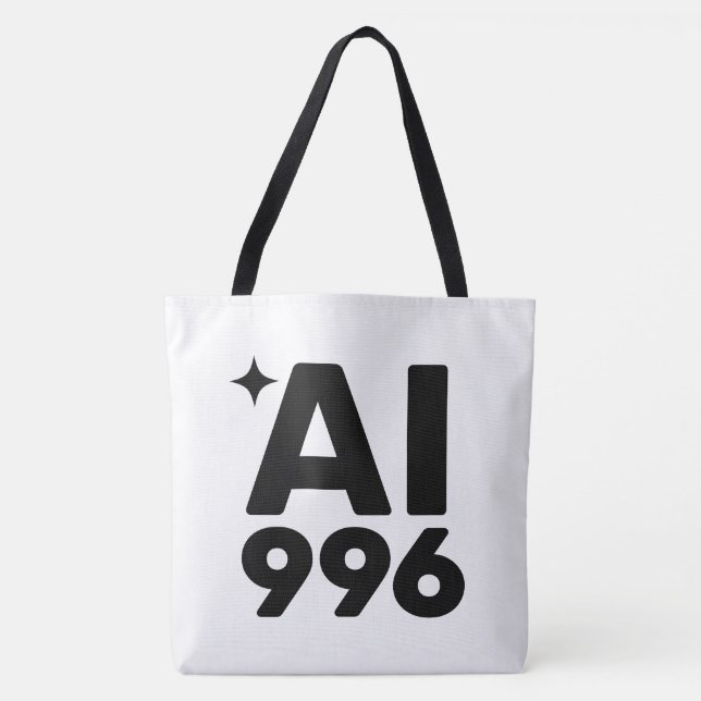 AI 996™ Tote Bag (Front)