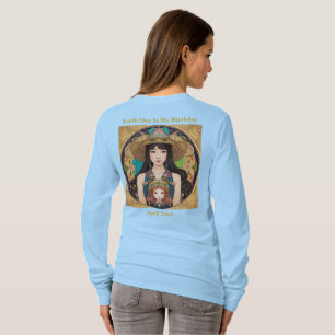 AI Art Earth Day Birthday T-Shirt