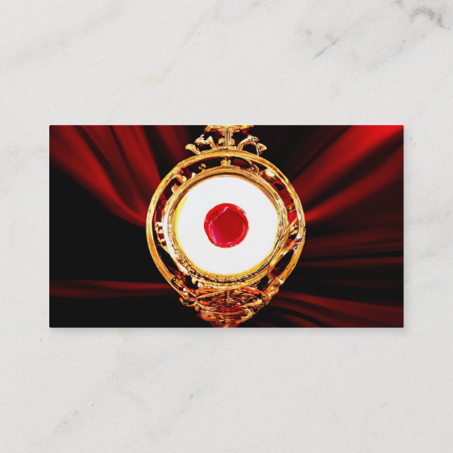 AI Art of A Eucharistic Miracle Business Card (Back)