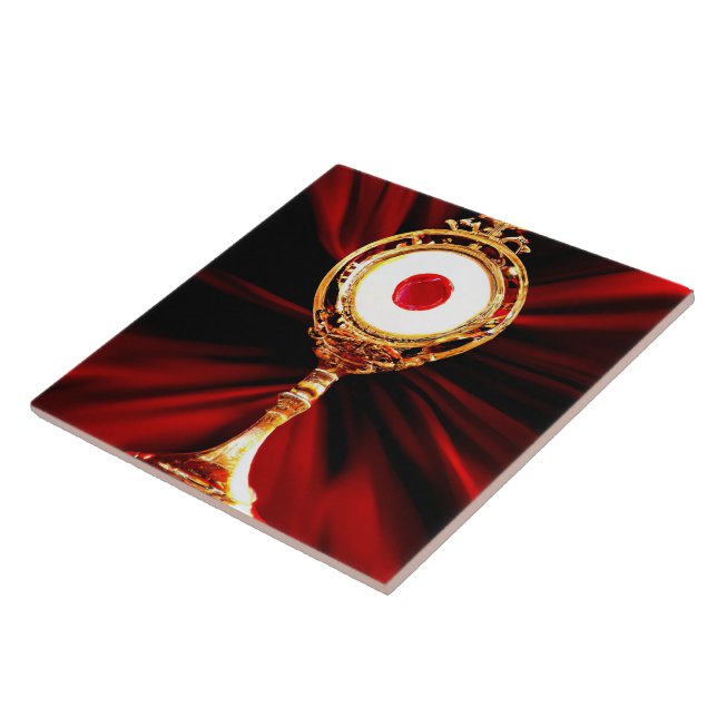 AI Art of A Eucharistic Miracle Tile (Side)