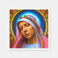 AI Art of The Blessed Virgin Mary