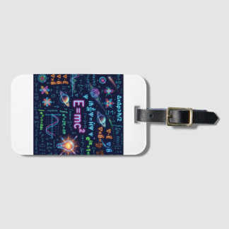 AI Art Physics E=mc² Science iPad Smart Cover - Sp Luggage Tag