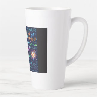 AI Art Physics E=mc² Science Latte Mug - Space Gal