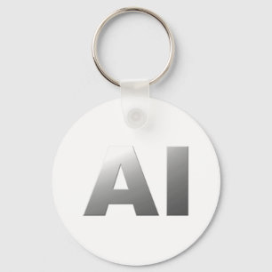 AI artificial intelligence Key Ring