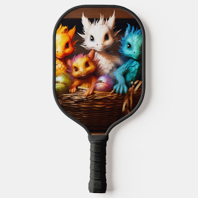 Ai Baby Dragons Pickleball Paddle (Back)