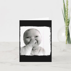 Ai Baby Giggling Holding Back Laugh Funny Viral Ge Card