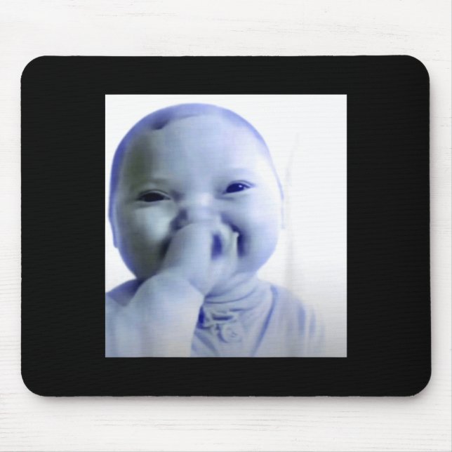 Ai Baby Meme Funny Laughing Baby Baby Meme Brainro Mouse Pad (Front)