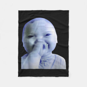 Ai Baby You Swear Meme Funny Laughing Baby Meme Br Fleece Blanket