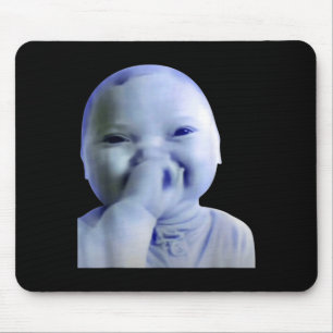 Ai Baby You Swear Meme Funny Laughing Baby Meme Br Mouse Pad