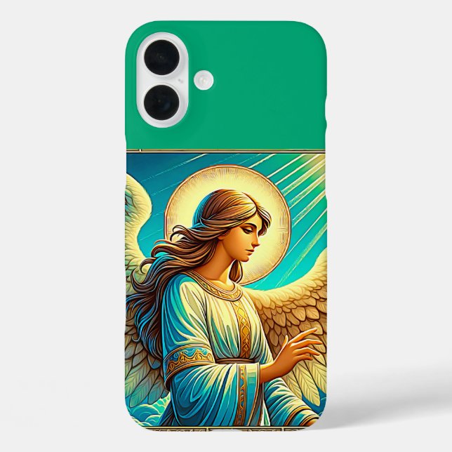 AI Beautiful Angel Expressionist Effect Case-Mate iPhone Case (Back)