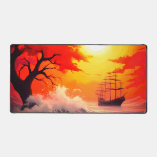 Ai Boat Desk Mat