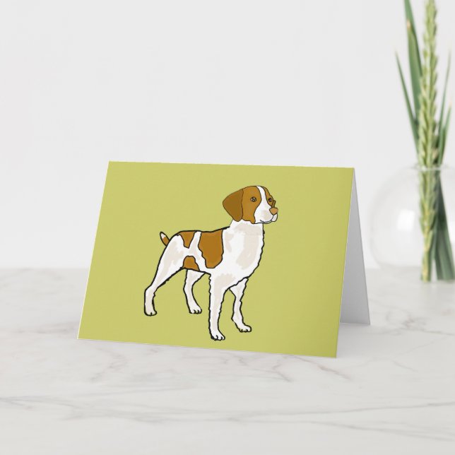 AI-Brittany Spaniel Notecards (Front)