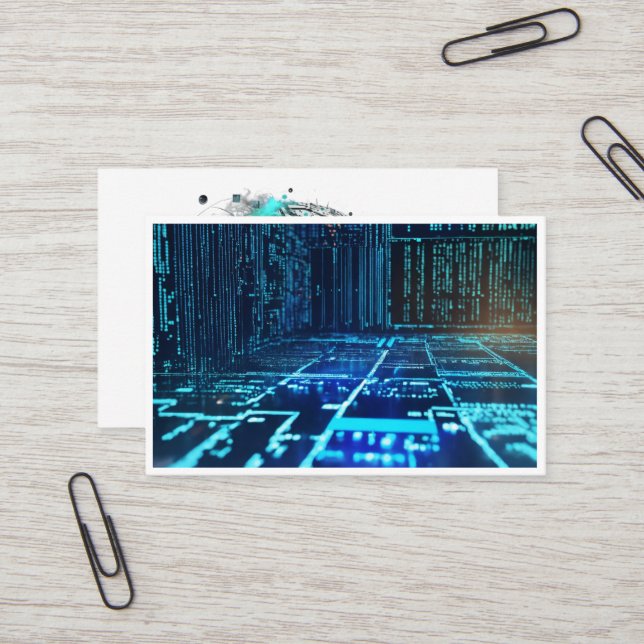 AI BUSINESS CARD (Front/Back In Situ)