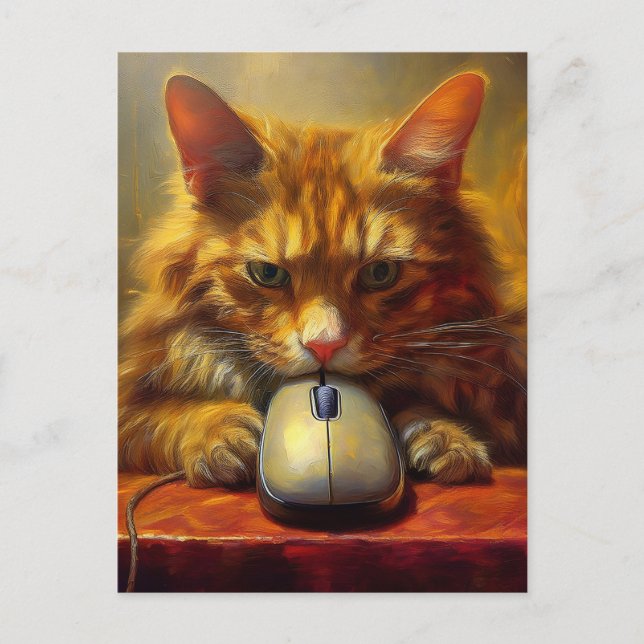 AI Cat Postcard (Front)