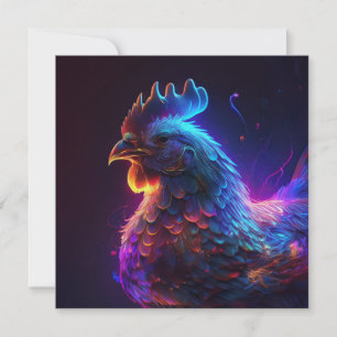 AI Chicken Holiday Card