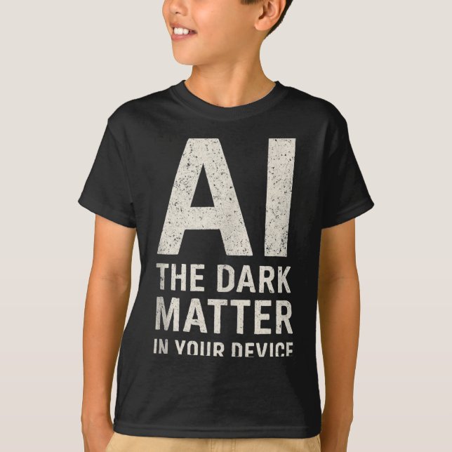 Ai Dark Ogy _ Science &amp; Tech Gift Slogan Tank  (Front)