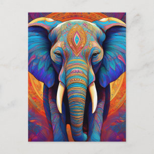AI Elephant  Postcard