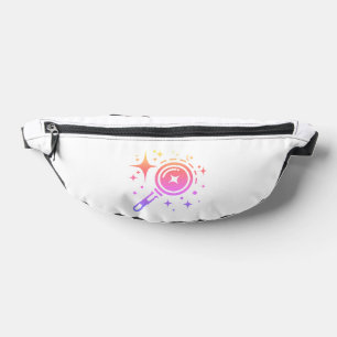 AI emblem Twinkle stars, beacon of the digital era Bum Bags