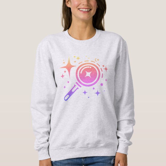 AI emblem Twinkle stars, beacon of the digital era Sweatshirt (Front)