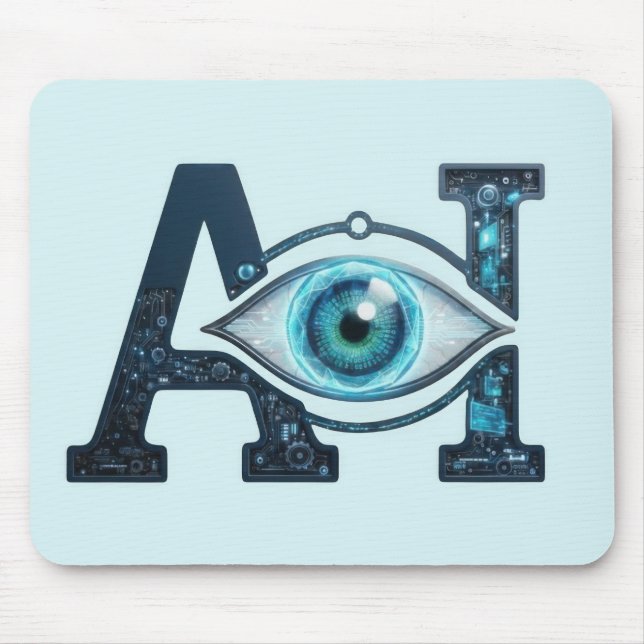 AI Eye Mouse Pad (Front)
