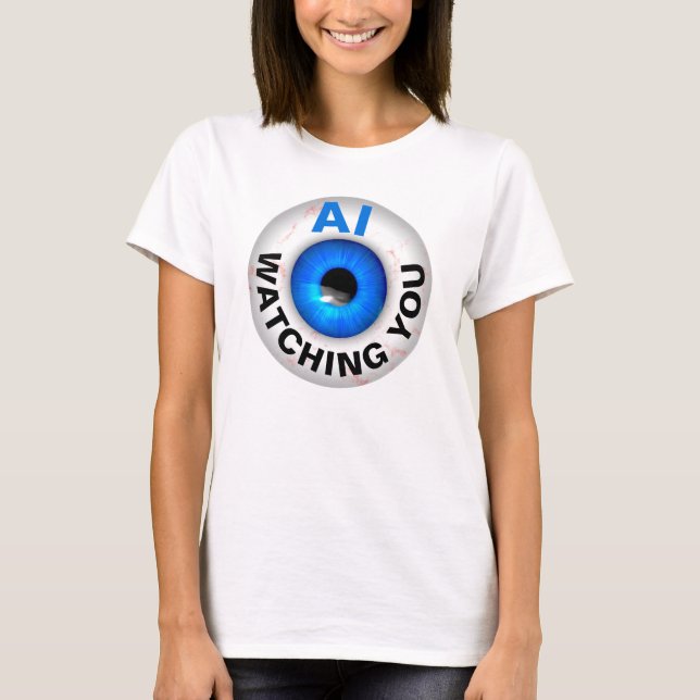 AI Eyeball (light) T-Shirt (Front)