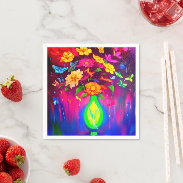 Ai Flowers Napkin (Insitu)