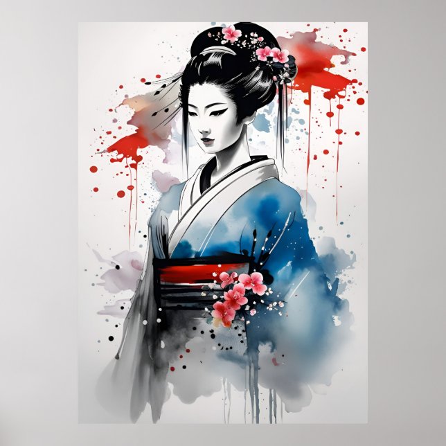 AI Geisha Poster (Front)