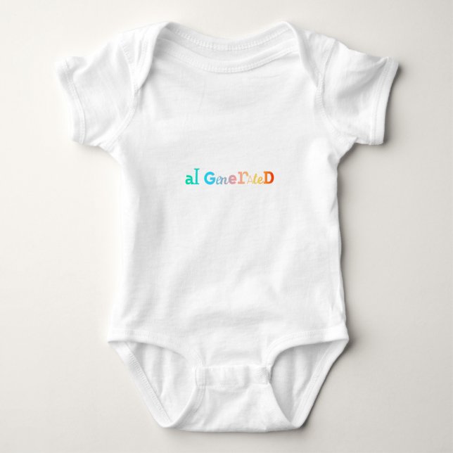 AI Generated Baby Bodysuit (Front)