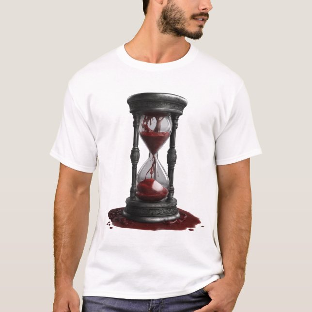 AI Generated Hourglass Nature T-Shirt (Front)