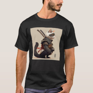 AI Generated Shinobi Cat T-Shirt