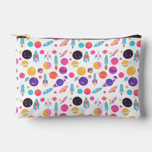AI Generated Space Pattern Makeup Accessory Pouch