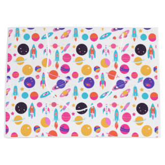 AI Generated Space Patterned Gift Bag