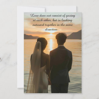 AI-Generated Traditional Newlyweds Wedding Invitation